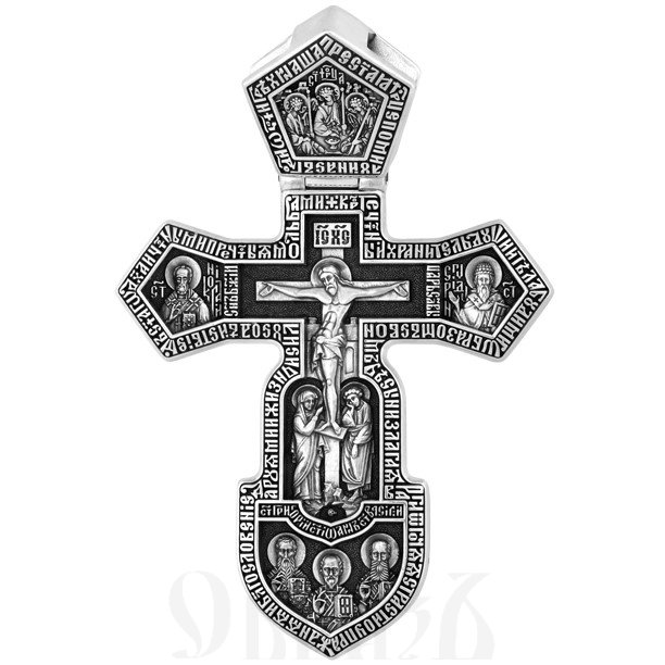 русский воинский крест, серебро 925 проба (арт. 101.538)
