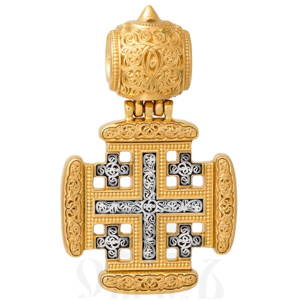 крест «иерусалимский крест», серебро 925 проба с золочением (арт. 101.262)